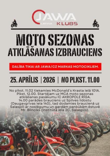 JAWA_MCA sezonas atklāšana 2026