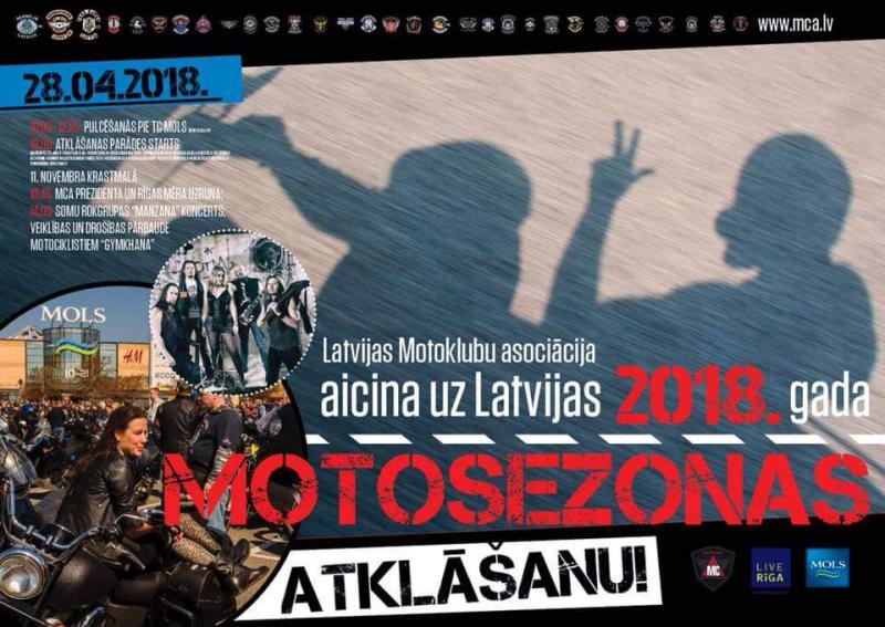 Motosezonas atklāšana 2018