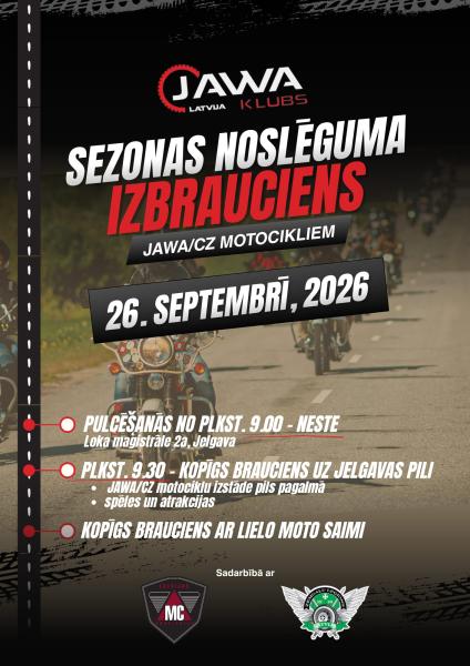 MCA moto sezonas noslēgums 2026